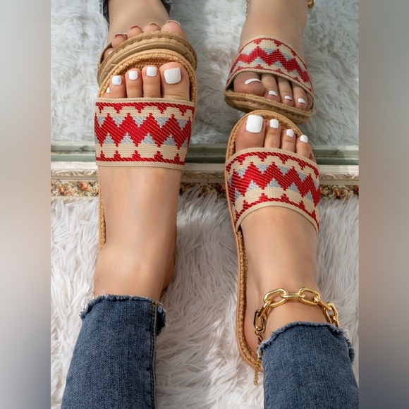 Woven Band Sandals - Picture 1 of 3